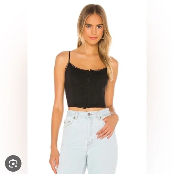 Superdown Black Camisole Top - Picture 1 of 4